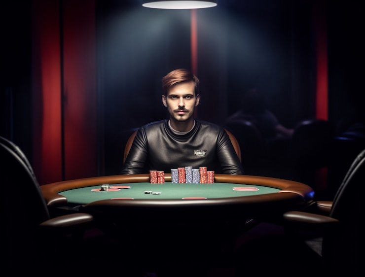 Pengguna menikmati permainan live casino menggunakan perangkat smartphone dengan mudah